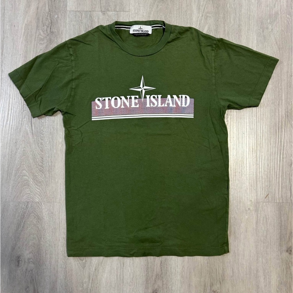 STONE ISLAND Tricromia One Cotton T-Shirt